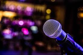 Karaoke microphone at a Crisis DJ Services event