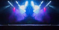 Professional event lighting and fog effects